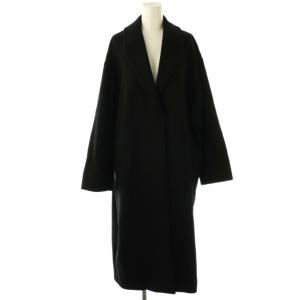 ウールオーバーコート 36 ブラック