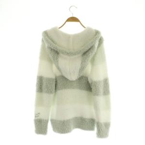 gelato pique ジェラート3ボーダーパーカ パーカー ヘアバンド セット ジップアップ ルームウエア F グレー /MY