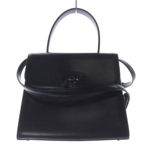 2WAY トップハンドル ハンドバッグ ショルダーバッグ 黒 ブラック /SR4