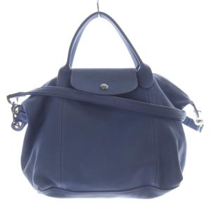 ルプリアージュ キュイール 2WAYバッグ ショルダーバッグ ハンドバッグ レザー 青 ブルー /SR