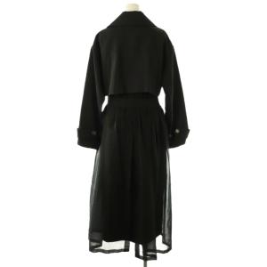 UNITED TOKYO UNITEDTOKYO オーガンレイヤードトレンチコート スプリングコート 0 ブラック /ES OS