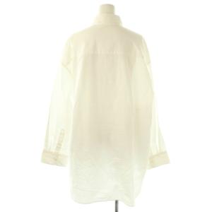 Deuxieme Classe nova ワイドシャツ 長袖 コットン ホワイト /DF OS