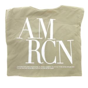 トートバッグ エコバッグ ロゴプリント ベージュ /JS