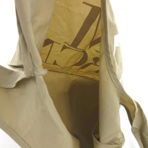 AMERICANA トートバッグ エコバッグ ロゴプリント ベージュ /JS