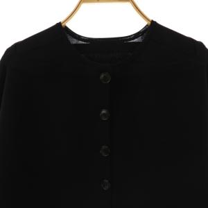 ADORE 24SS クリアストレッチニットプルオーバー セーター ドルマンスリーブ 38 黒 /CX OS