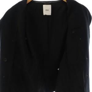 ebure ダブルボタンジャケット 36 ネイビー