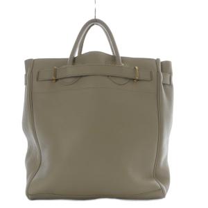 YOUNG & OLSEN ベルト付きトートバッグ ハンドバッグ レザー ベージュ /YO26