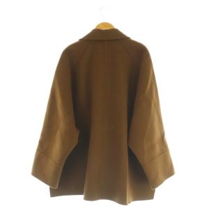 IENA 24AW スーパー160ダブルフェイス ショートコート 38 ブラウン