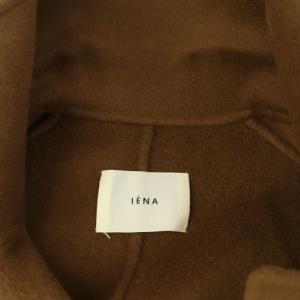 IENA 24AW スーパー160ダブルフェイス ショートコート 38 ブラウン