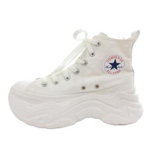 シティハイク HI スニーカー シューズ 厚底 キャンバス 24cm 白 ホワイト 1SE432 /JS