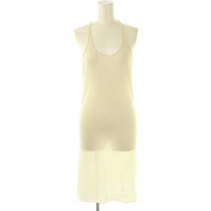 TANK3 ノースリーブワンピース ひざ丈 0 アイボリー /DF OS