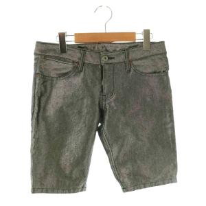 STF ショートパンツ デニム 26 ブルー シルバー色 /HK OS