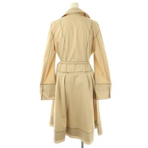 FOXEY NEW YORK カラープレシャス コート ロング 40 ベージュ 29655 /HK OS