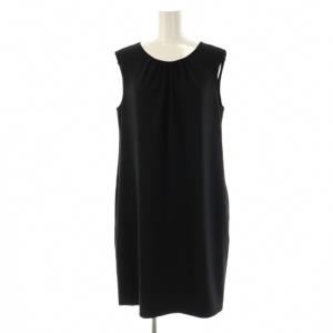 フェアリーギャザー ワンピース ノースリーブ 膝丈 42 黒 /NR OS