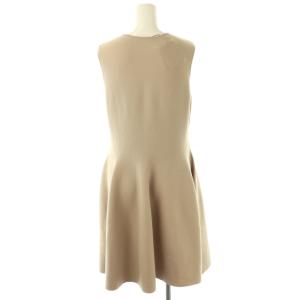 ANAYI 23AW コットンポリエステルチュニックプルオーバー ニット 38 ベージュ /AT OS