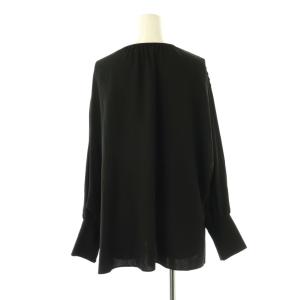 ADORE ピンタックブラウス 38 ブラック /ES OS