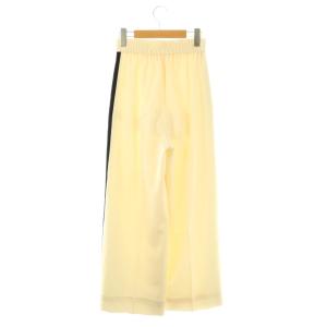 Whim Gazette WhimGazette 23AW ウールワイドラインパンツ イージー F アイボリー 黒 ブラック /AT OS