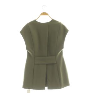 ADORE 24SS ダブルジョーゼットジャケット 38 カーキ