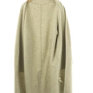 Whim Gazette WhimGazette ビーバーリバーコート ロング ノーカラー F グレー /HK OS