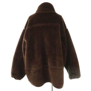 GALLARDAGALANTE ネイビー NAVY ボアブルゾン F ブラウン ブラック /DO OS