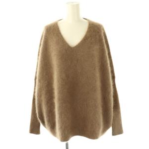 オーバーラクーンニット セーター ウール F モカ /DO OS