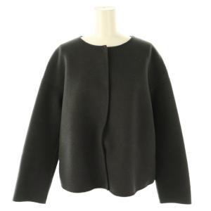 リバーシャルム クルージャケット アウター ウール 36 チャコール /CX OS