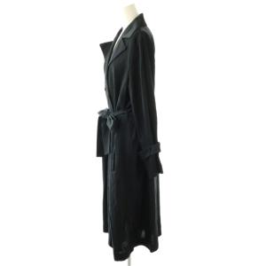 ANAYI メンツイルワッシャーコート トレンチ スプリング ロング 38 紺 ネイビー /AT OS