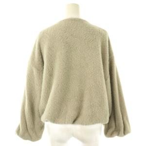 BALLSEY 24AW シャギージャージー ショートコクーンブルゾン ジャケット 36 グレー /CX OS