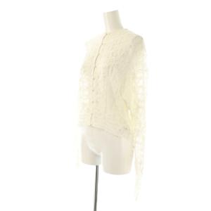IENA ラブークル LA BOUCLE 25SS バテンレースブラウス プルオーバー ホワイト /DF OS