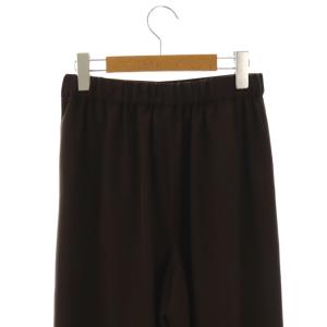 EVERYDAY I LIKE 24AW イージーワイドパンツ タック 34 ブラウン /DF OS