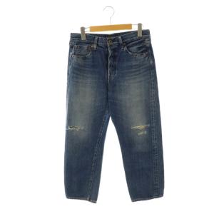 BOYS CRASHED TAPERED PT DENIM デニムパンツ 01 ブルー