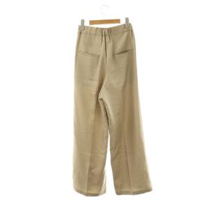 Deuxieme Classe 24SS Silk Looker パンツ ワイド イージー 34 ベージュ /CX OS
