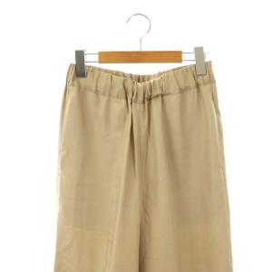 Deuxieme Classe 24SS Silk Looker パンツ ワイド イージー 34 ベージュ /CX OS