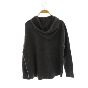 S Max Mara 24AW GORIZIA ウールカシミヤ ニットパーカ プルオーバー S グレー