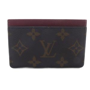 LOUIS VUITTON ポルトカルトサーンプルカードケース ブラウン ピンク M60703