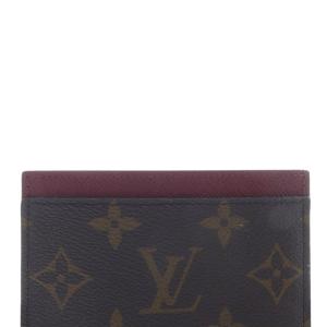LOUIS VUITTON ポルトカルトサーンプルカードケース ブラウン ピンク M60703
