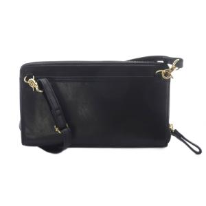 PORTER 吉田カバン WISEワイズ2WAYトラベルウォレット ショルダーウォレット ショルダーバッグ レザー 黒