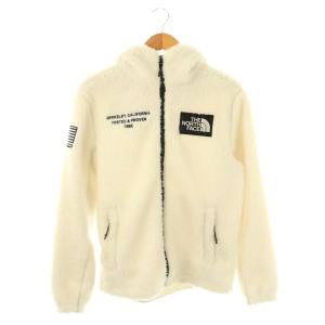 SNOW CITY EX FLEECE HOODIE ブルゾン ジャケット ボア ジップアップ S ホワイト