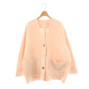 ウールモヘアシャギージャケット ノーカラージャケット F ライトピンク /ES OS