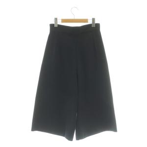 Chloe ウールコットンセーラーパンツ クロップド 36 ネイビー /HK OS SH