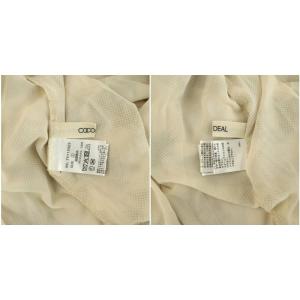 COCO DEAL 25SS フロッキーフラワープリントプリーツワンピース ロング インナー付 1 ベージュ /MY OS