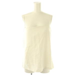 25SS ボイルダブルクロス チューブトップブラウス キャミソール 36 ホワイト /HK OS