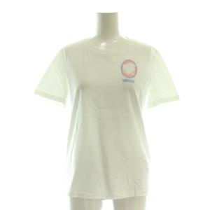 スリムフィット Tシャツ カメオ ロゴ 半袖 36 ホワイト /HK OS