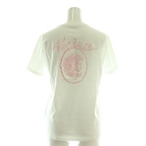 VERSACE スリムフィット Tシャツ カメオ ロゴ 半袖 36 ホワイト /HK OS