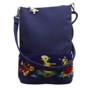 学校フェイラー ハイジ スマホショルダーバッグ ポーチ 紺 ネイビー /SR14