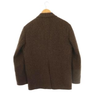 AURALEE 24AW LAMA SHETLAND WOOL TWEED OVER JACKET