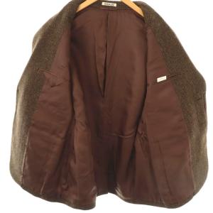 AURALEE 24AW LAMA SHETLAND WOOL TWEED OVER JACKET