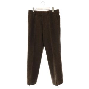 24AW LAMA SHETLAND WOOL TWEED SLACKS 4
