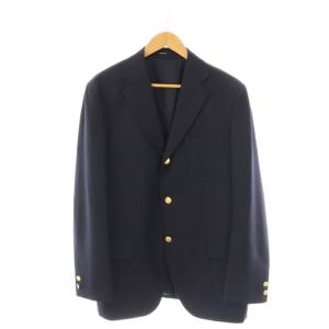 総裏地3Bジャケット ブレザー テーラード 40 ネイビー /DF OS SH