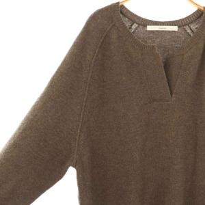 Framework ミドルゲージ天竺ヘンリープルオーバー ニット セーター スキッパー F グレー /AT OS